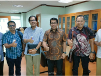 Ketua Umum IKPLN Pusat, Syamsul Huda menerima audiensi Sekretaris Jenderal (Sekjen) Himpunan Pengusaha Menengah Kecil Indonesia (HIPMIKINDO) 